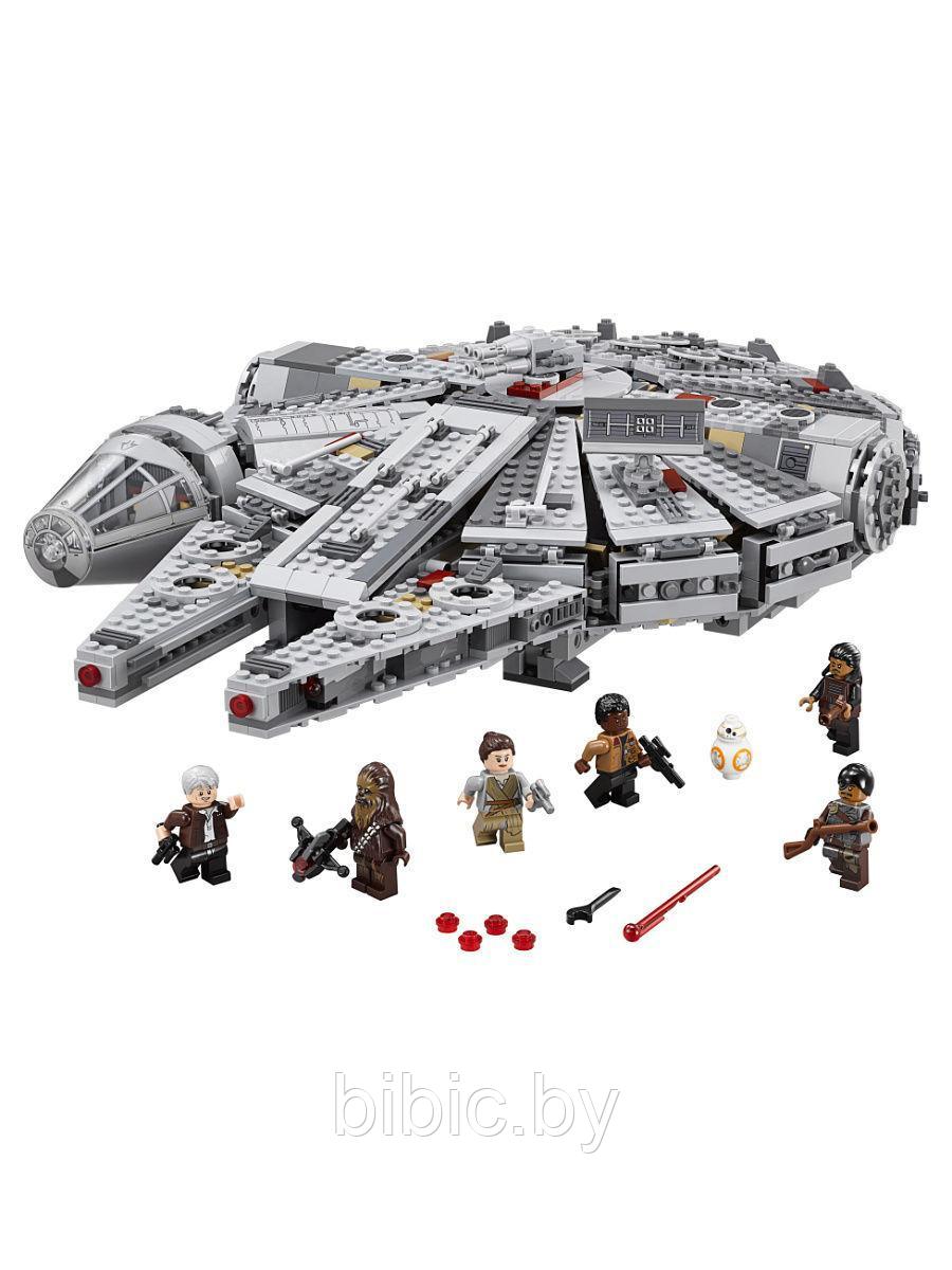 Детский игровой конструктор Звездные войны 10467 Сокол Тысячелетия, аналог лего Lego Star War - фото 2 - id-p189566192