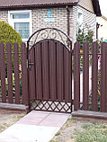 Кованые ворота с штакетником №24, фото 6