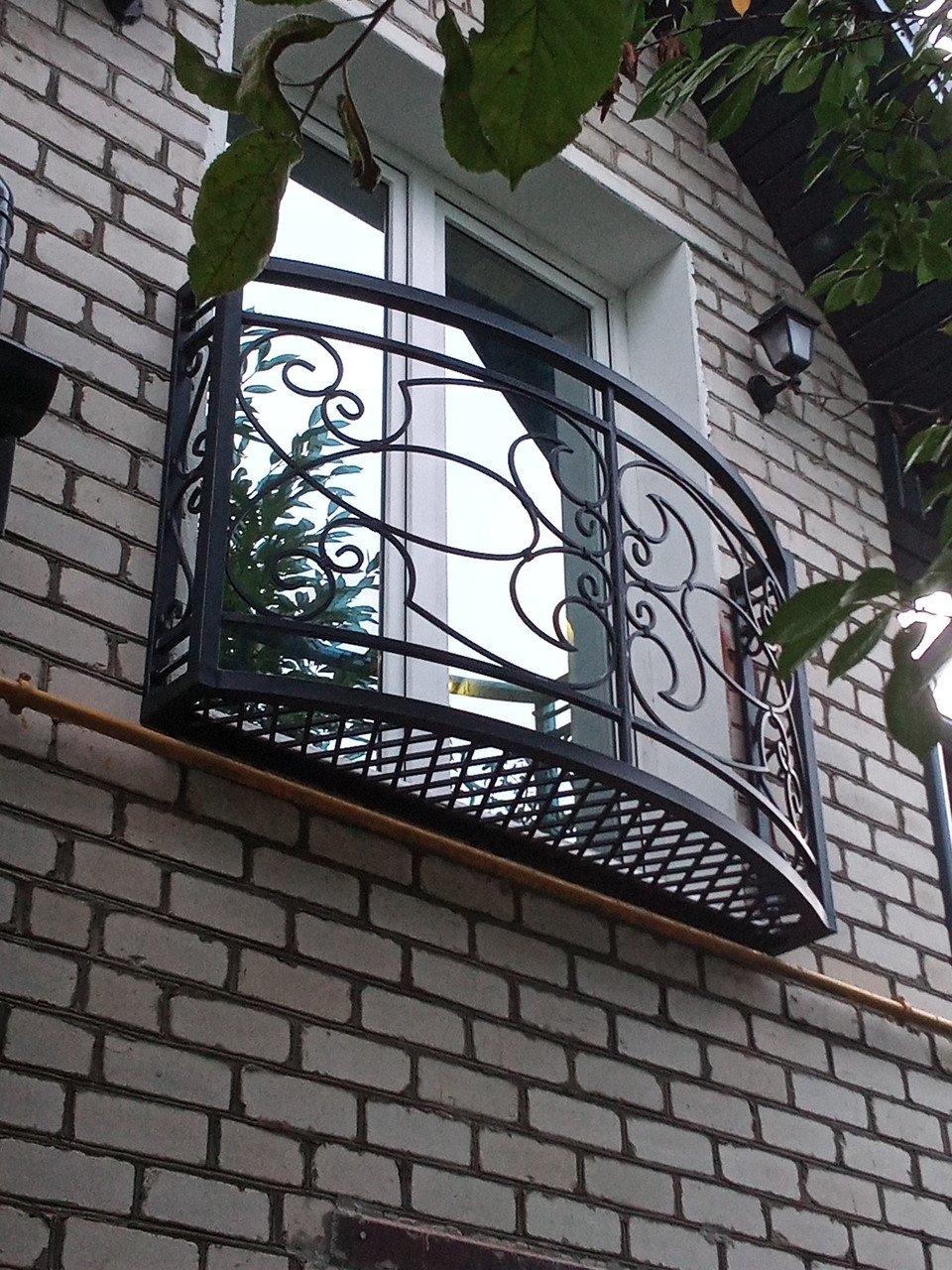 Кованый балкон №1