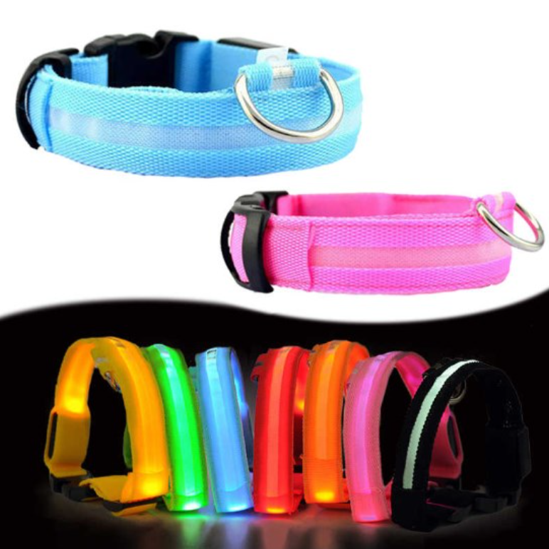 Светящийся ошейник для собак (3 режима) Glowing Dog Collar - фото 3 - id-p189575565