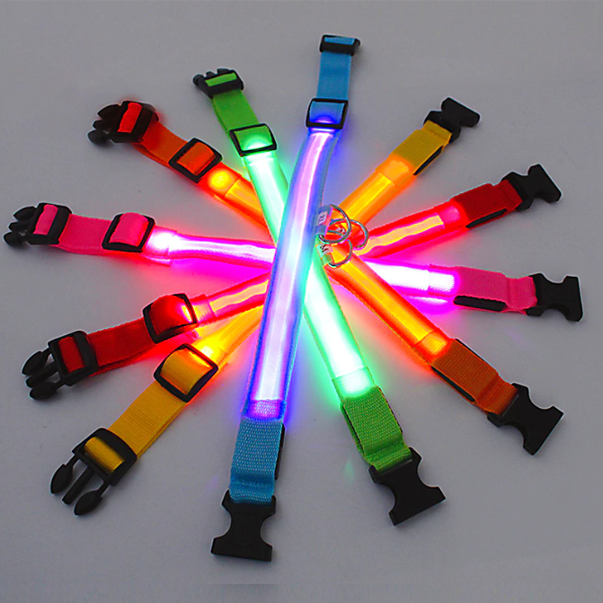 Светящийся ошейник для собак (3 режима) Glowing Dog Collar - фото 9 - id-p189575565