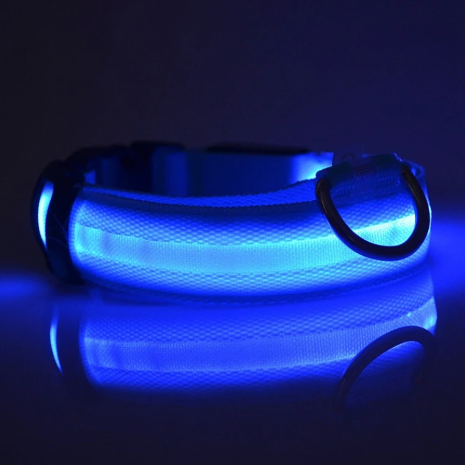 Светящийся ошейник для собак (3 режима) Glowing Dog Collar - фото 7 - id-p189576190