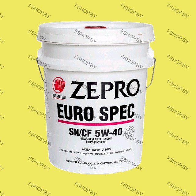 масло моторное автомобильное idemitsu zepro euro spec 5w-40