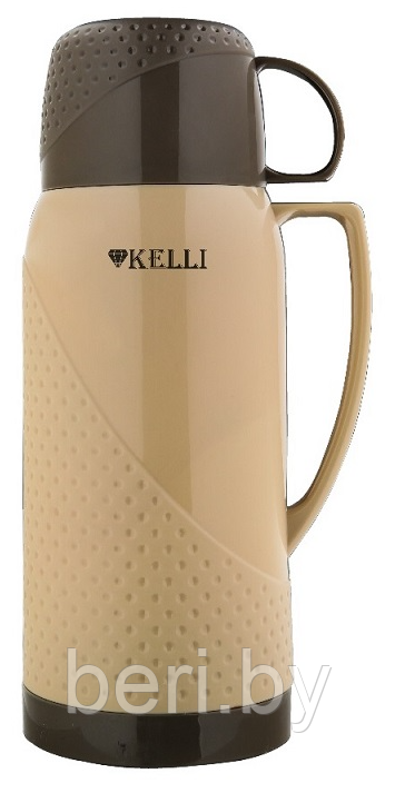 KL-0968 Термос со стеклянной колбой Kelli, 1000 мл - фото 2 - id-p189617701