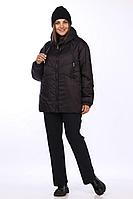 Женская осенняя черная большого размера куртка Lady Secret 6337 черный 48р.