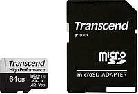 Карта памяти Transcend microSDXC 330S 64GB (с адаптером)