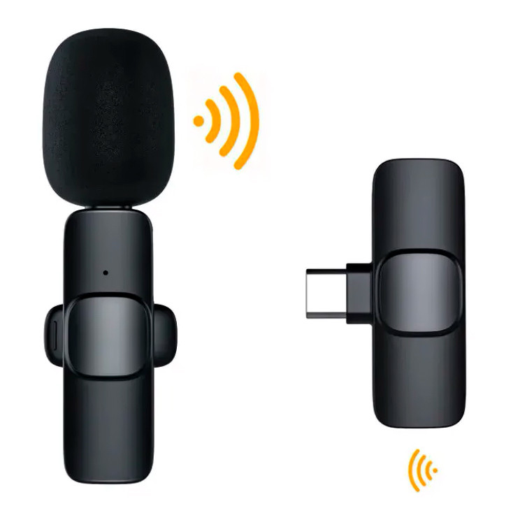 Беспроводной петличный микрофон для IOS Wireless Microphone K8 - фото 1 - id-p182147179