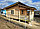 Дачный домик "Нарочь" 4,8 х 6 м из профилированного бруса, толщиной 44 мм (базовая комплектация), фото 2