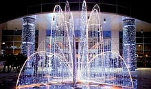 Светодиодный фонтан Водопад