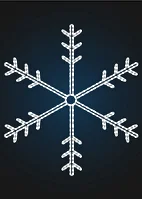 Световое панно "Снежинка" 250см