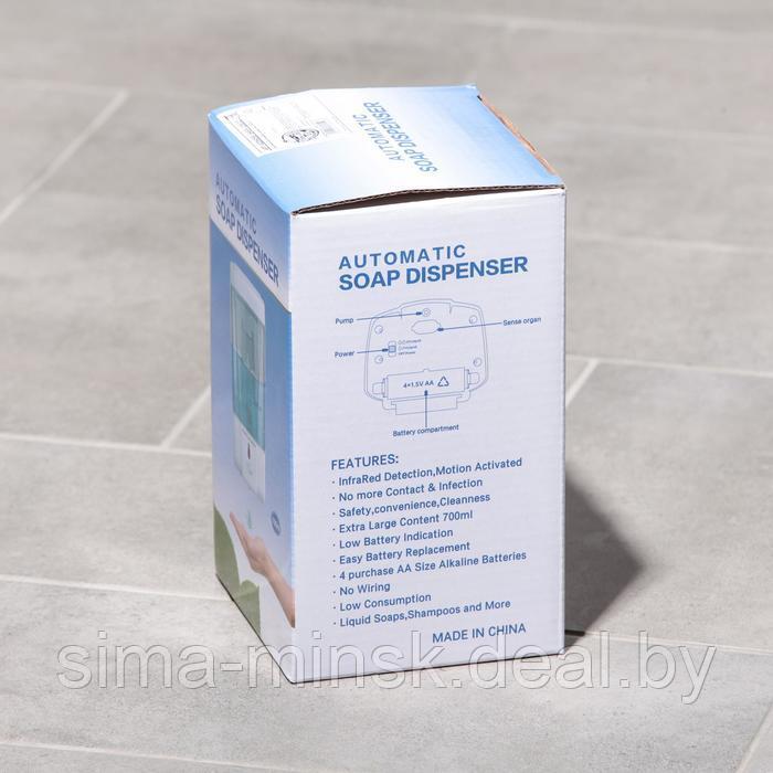 Диспенсер для антисептика/жидкого мыла сенсорный, 600 мл, пластик - фото 9 - id-p189648514