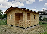 Дачный домик "Инга - 1" 5,76 х 5,8 м из профилированного бруса, толщиной 44мм (базовая комплектация)