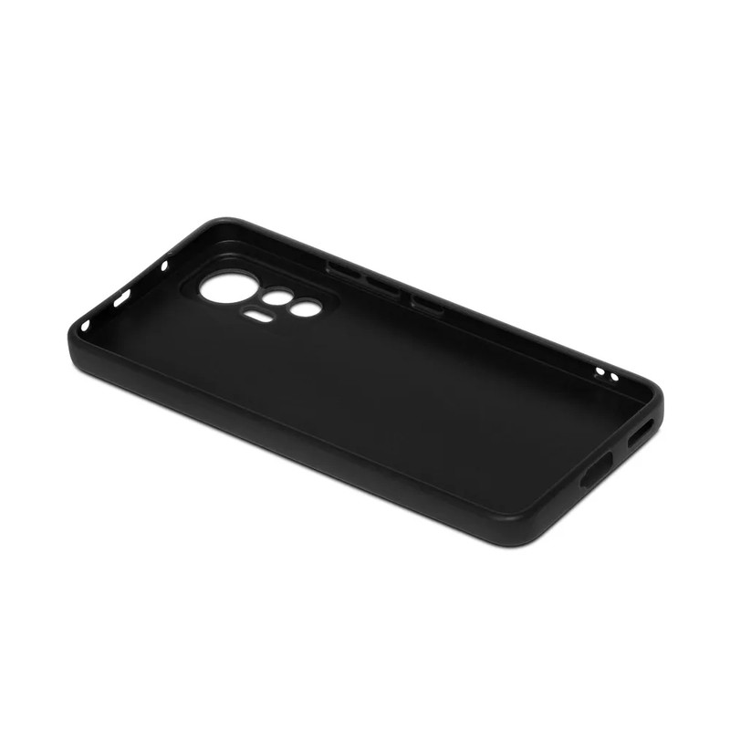 Чехол-накладка для Xiaomi 12 Lite (силикон) черный с защитой камеры - фото 2 - id-p189649514