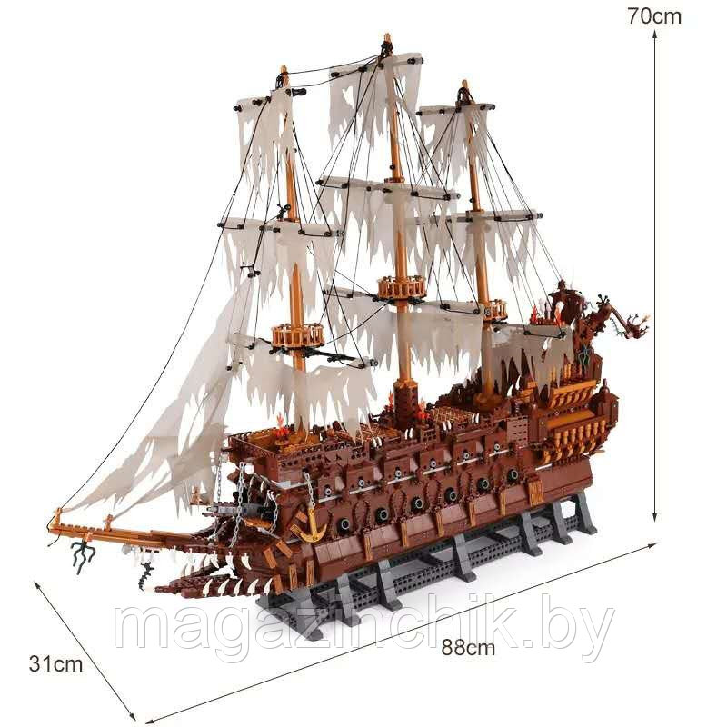 Конструктор Корабль Летучий Голландец, Mork 031013, 3658 дет, MOC 6234 - фото 3 - id-p189649552