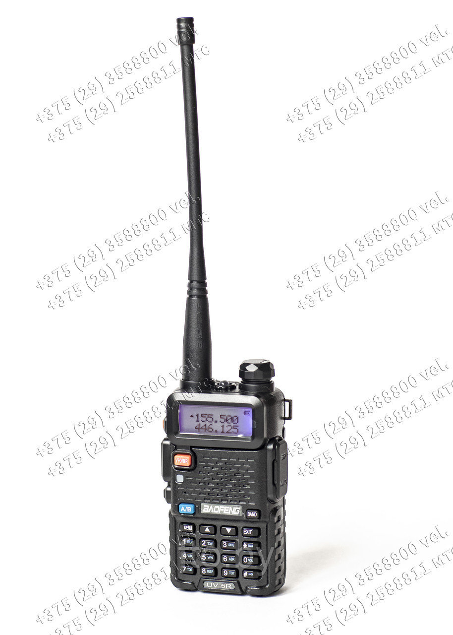 Рация Baofeng UV-5R (8w) (III режима мощности) с гибкой антенной