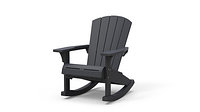 Кресло-качалка Keter Adirondack Rocker, графит