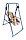 1602-30 Качели напольные Глобэкс «Ветерок Люкс», разные расцветки, фото 2
