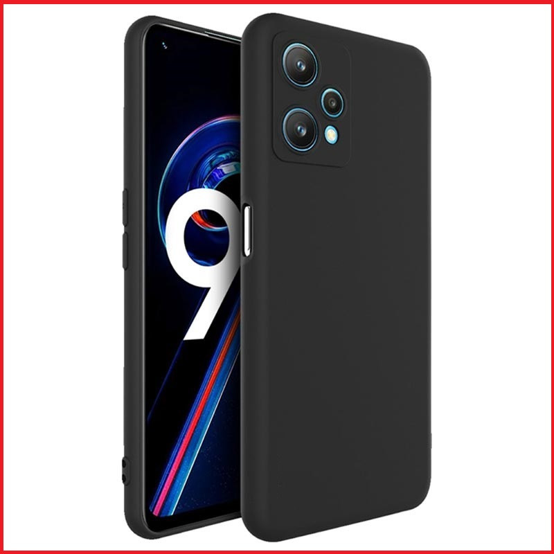 Чехол-накладка для Realme 9 Pro Plus 5G (силикон) черный с защитой камеры