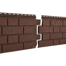 Ю-Пласт цокольный и фасадный сайдинг "Стоун-Хаус" S-Lock Клинкер