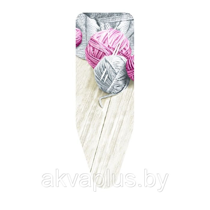 Чехол COLOMBO «Клубки Пряжи» розовые размер L (130*50) - фото 1 - id-p49456006