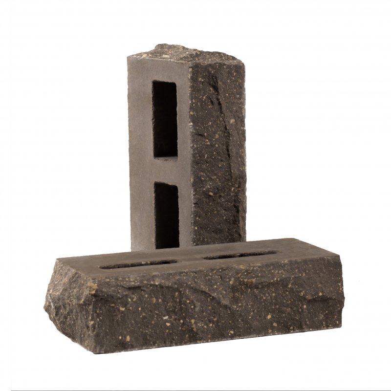 Кирпич облицовочный пустотелый колотый «Дикий камень» тычковый - фото 1 - id-p189652255