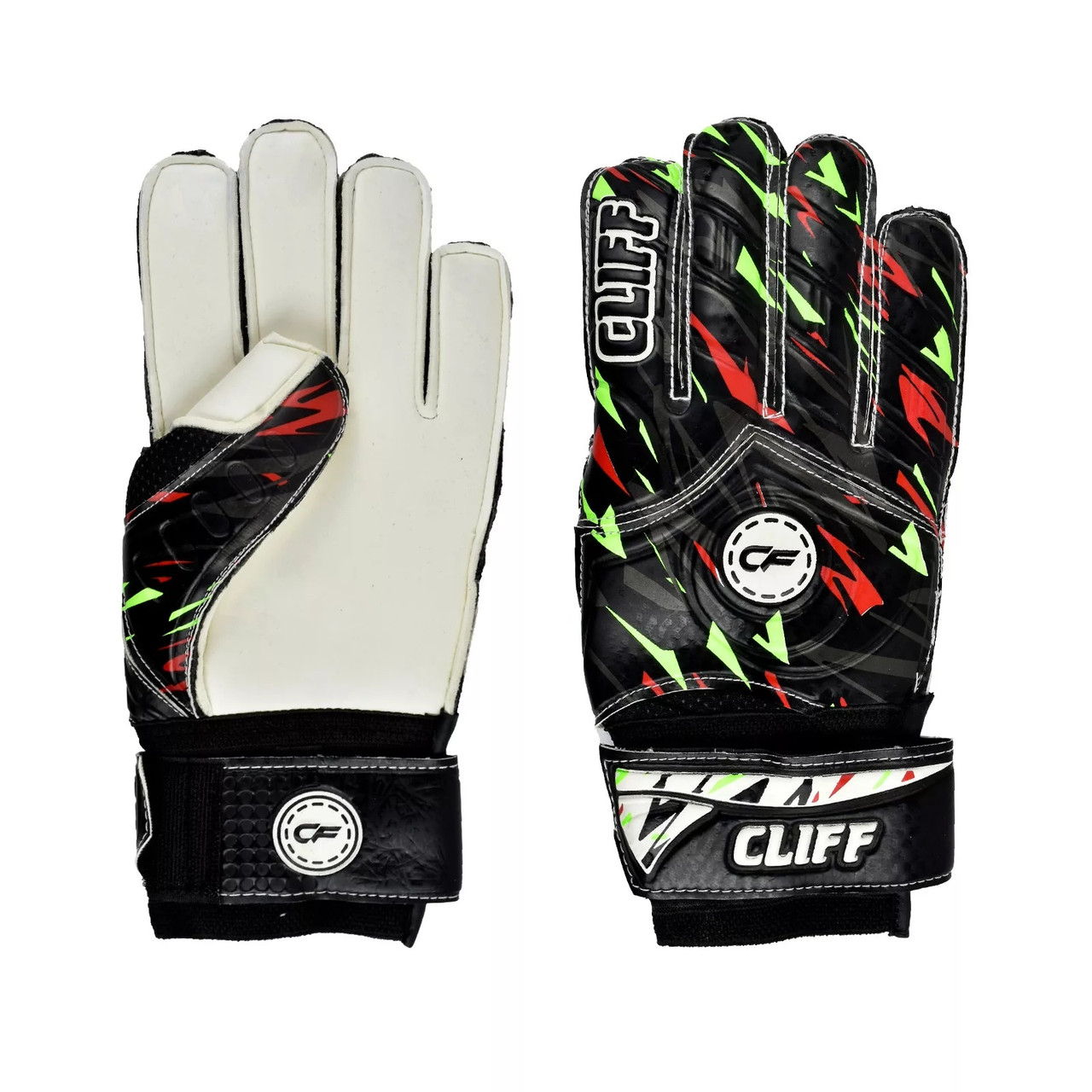 Перчатки вратарские CLIFF СF-21029, чёрные, р. 7, 8, 9 - фото 1 - id-p188692671