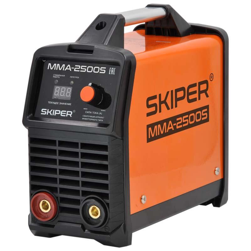 Инвертор сварочный SKIPER MMA-2500S (160-260 В, LED диспл., 140А, 1,6-3,2 мм, электрост. от 6,0 кВт) - фото 3 - id-p188665887