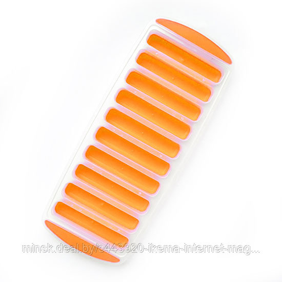 Форма для льда 680-2223 (29,5*11,5*2см) Цвет№1 (Оранжевый) - фото 1 - id-p189660756