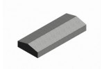 1КБНЛ-МЦС-21 Камень бетонный накрывочный лицевой п. 40 серый