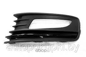 Решетка в бампер (левая) VW POLO 2014-, седан,  6RU854661DBUS