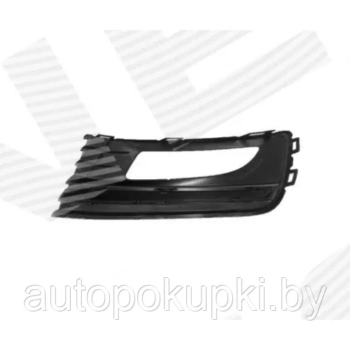 Решетка в бампер (правая) VW POLO 2014-, седан,  6RU854662DBU