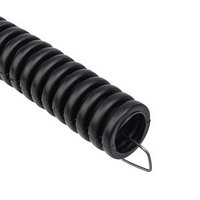 Труба гофрированная из ПНД, с зондом, черная, Ø20 мм (бухтa 10 м/уп.) REXANT