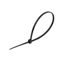 Хомут-стяжка кабельная нейлоновая 150x2,5 мм, черная, (100 шт/уп) REXANT