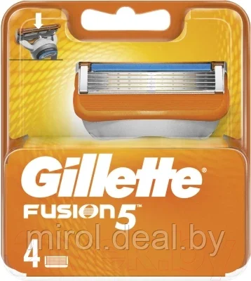 Набор сменных кассет Gillette Fusion - фото 1 - id-p189673233
