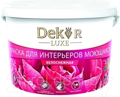Краска Dekor ВД-АК 216 моющаяся для интерьера - фото 1 - id-p189675509