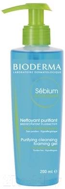 Гель для умывания Bioderma Sebium Gel Moussant - фото 1 - id-p189675580