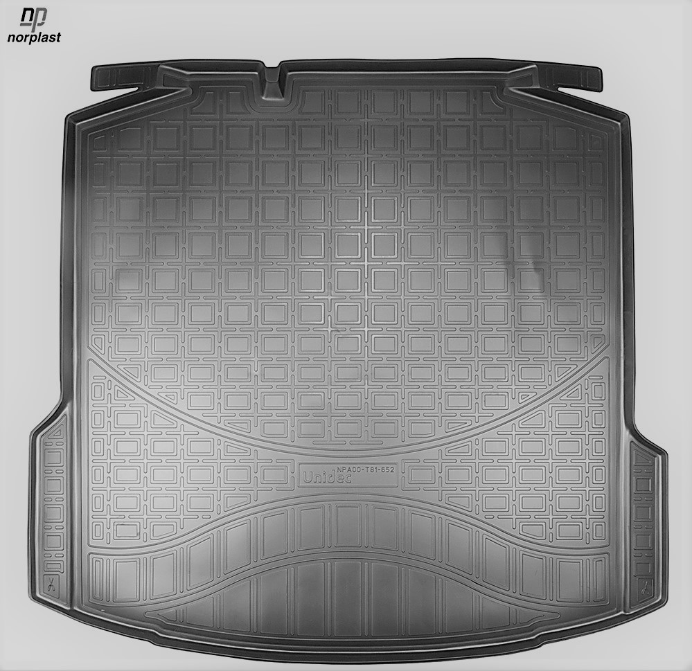 Коврики в багажник для Skoda Rapid II (2020) (без "ушей") Norplast (NPA00-T81-652-2) - фото 1 - id-p173790308