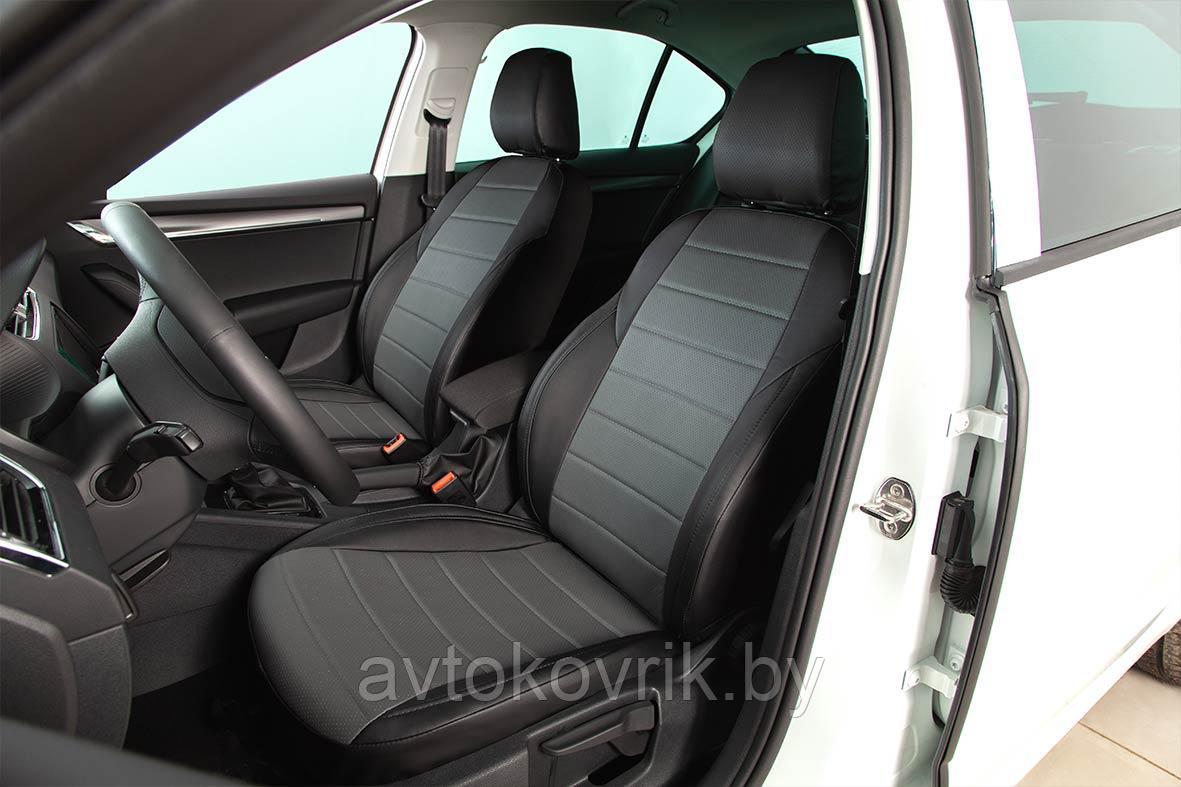 Чехлы для Chevrolet Cobalt 2011-2015 из экокожи для автомобильных сидений - фото 7 - id-p116374389