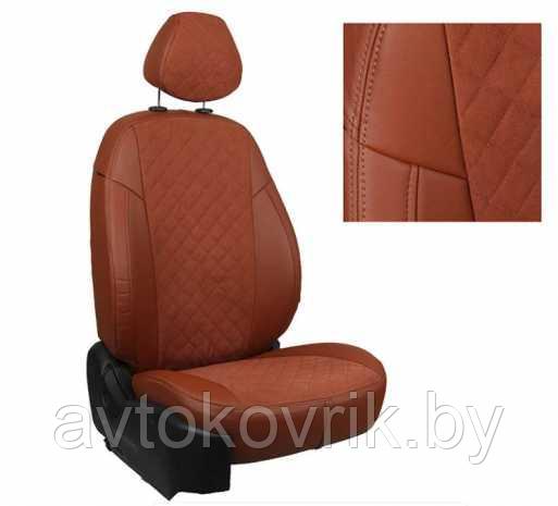 Чехлы для Chevrolet Lacetti 2004-2013 из экокожи Ромб - фото 9 - id-p116374396