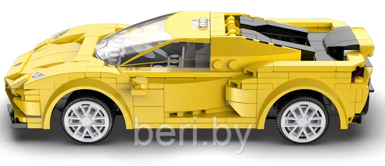C51074W Конструктор CaDa Гоночный автомобиль Суперкар EVO на пульте, 289 деталей, аналог Lego - фото 2 - id-p189682718
