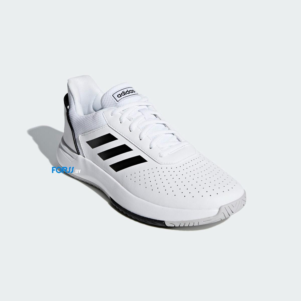 Кроссовки Adidas COURTSMASH (White) - фото 2 - id-p189683106