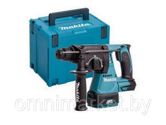 Аккум. перфоратор MAKITA DHR 242 Z в MAKPAC-4 (18.0 В, БЕЗ АККУМУЛЯТОРА, 2.4 Дж, вес 3.3 кг)