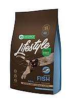 Сухой корм беззерновой NP Lifestyle Grain Free White Fish Sterilised д/к стерил. с белой рыб. 1,5 кг