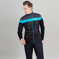 Куртка лыжная мужская Nordski Drive (черный/синий) (арт. NSM805170)