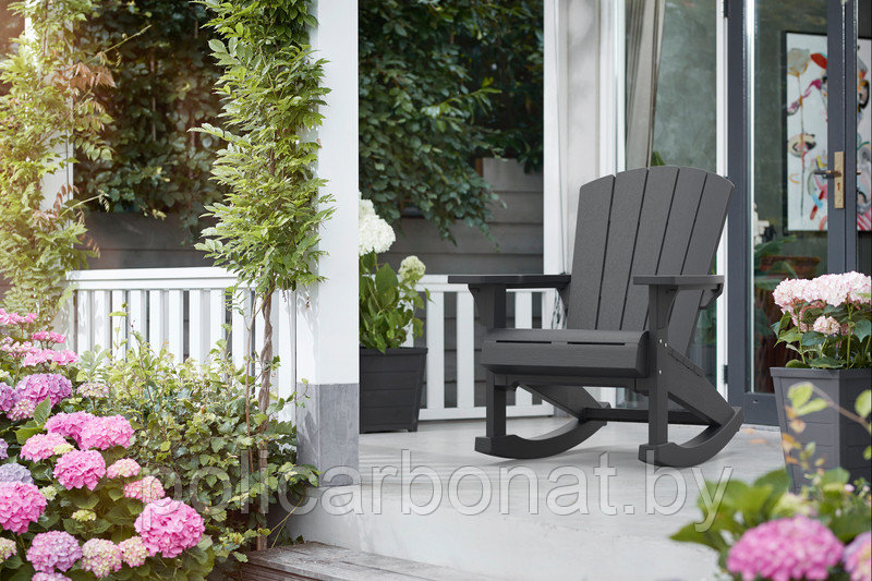 Кресло садовое Keter Troy Adirondack, серый - фото 2 - id-p189682962
