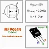 Транзистор IRFP064N, фото 4