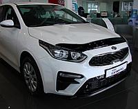 Дефлектор капота - мухобойка, KIA Cerato 2018-..., VIP VT-52