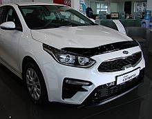 Дефлектор капота - мухобойка, KIA Cerato 2018-..., VIP  VT-52