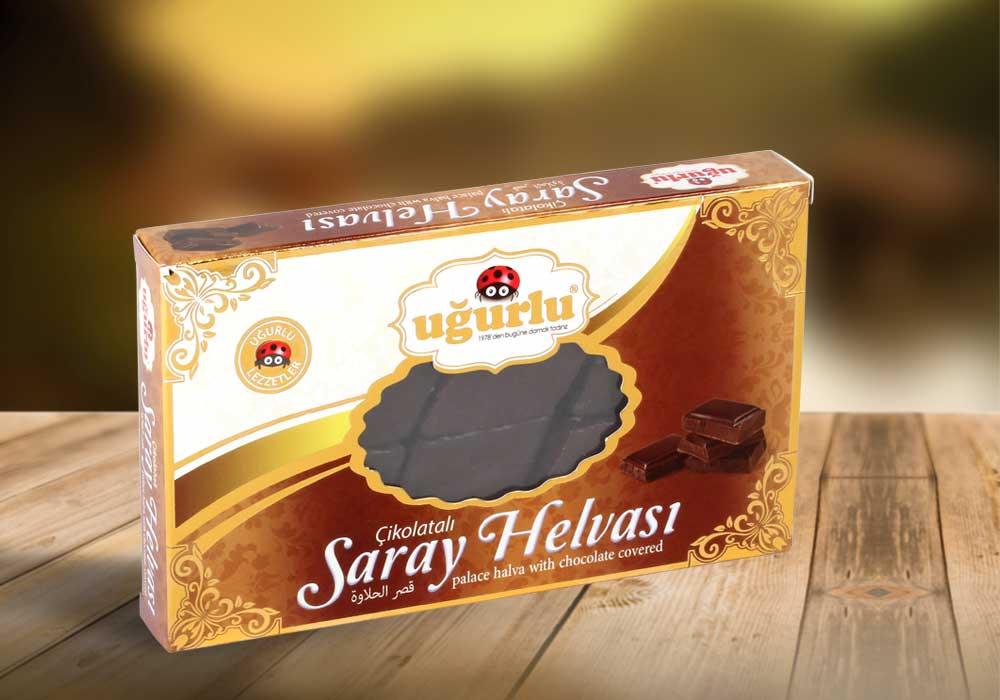 Дворцовая халва Ugurlu в шоколаде, 280 гр. (Турция) - фото 1 - id-p189700956