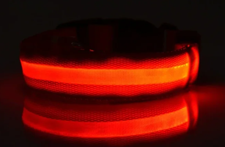 Светящийся ошейник для собак (3 режима) Glowing Dog Collar - фото 3 - id-p189701612